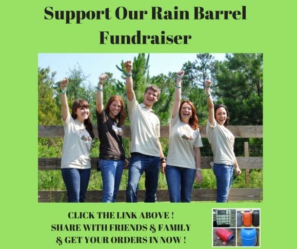 Rain Barrel Fundraising Sale – 2023 SALE IS OVER – STAY TUNED FOR 2024 SALE COMING SOON